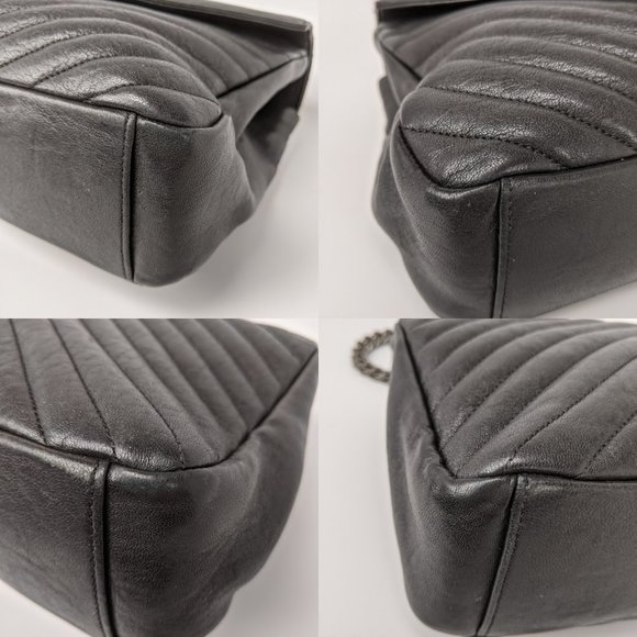 SOLD Saint Laurent Black Large College Bag - Picture 12 of 12